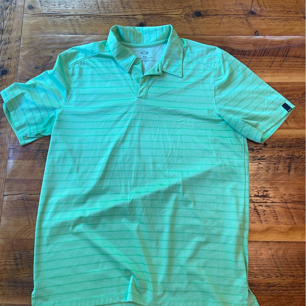 Green Oakley Golf Polo, M